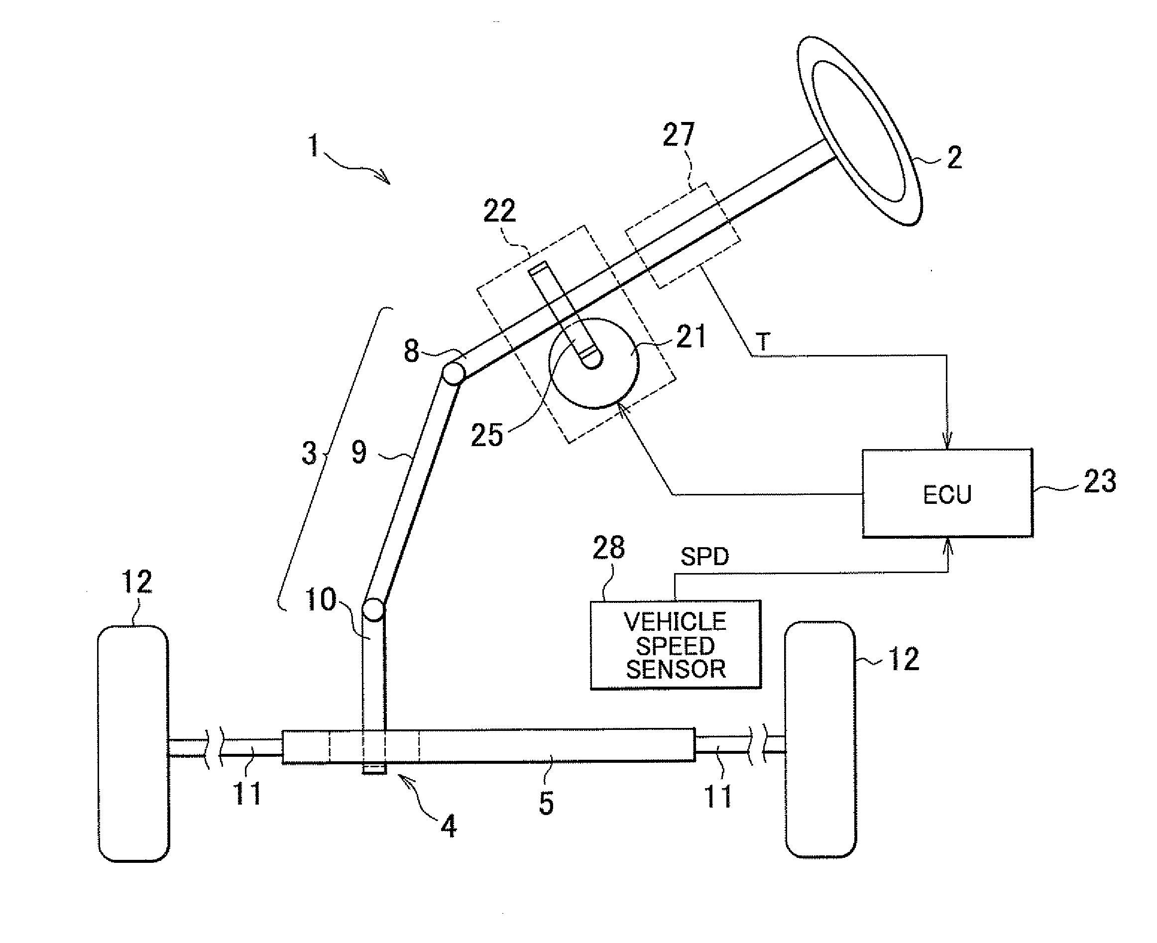 Motor control unit and vehicle steering system