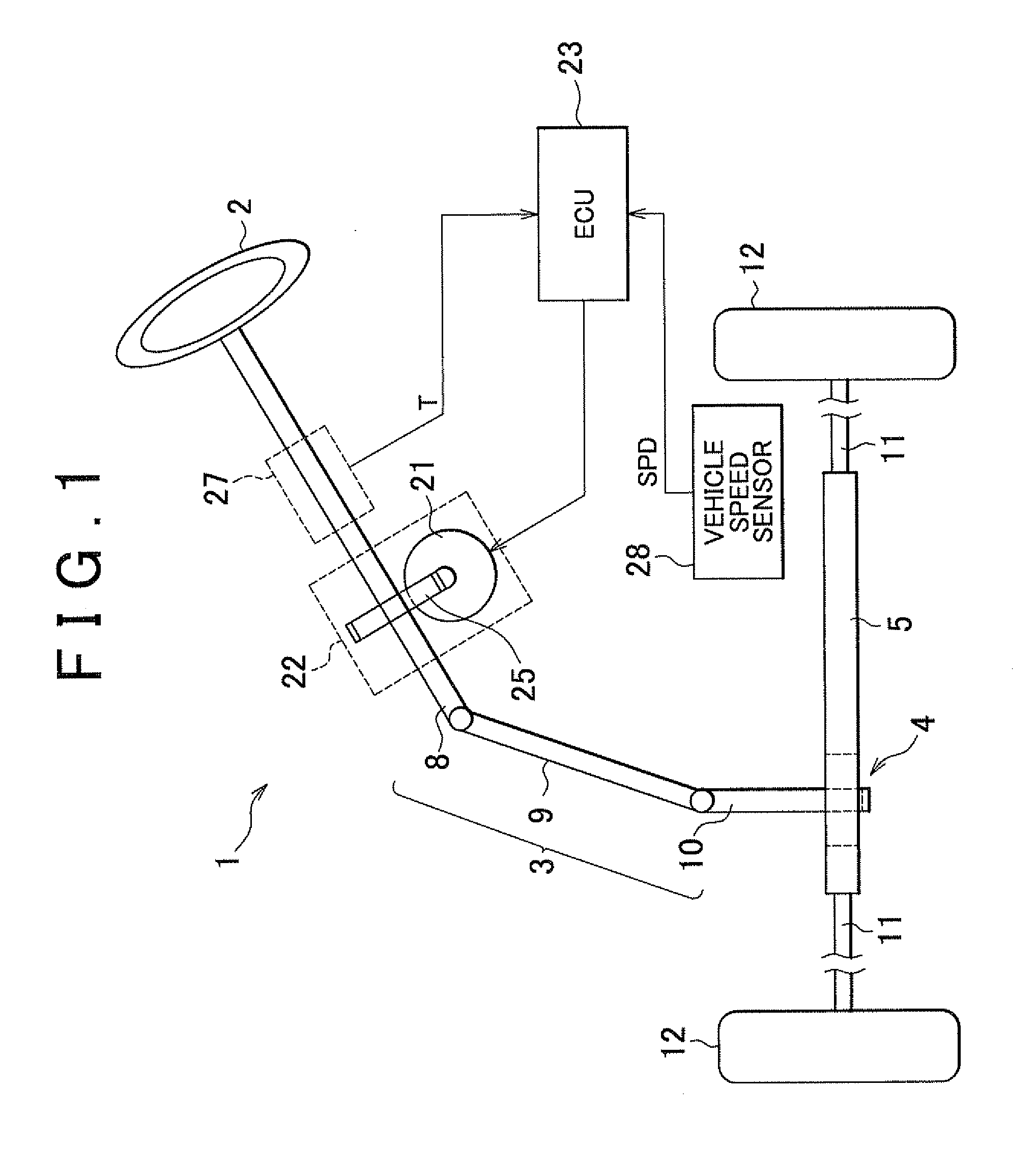 Motor control unit and vehicle steering system