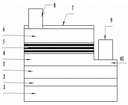 Method for manufacturing N electrode of GaN-based light-emitting diode (LED)