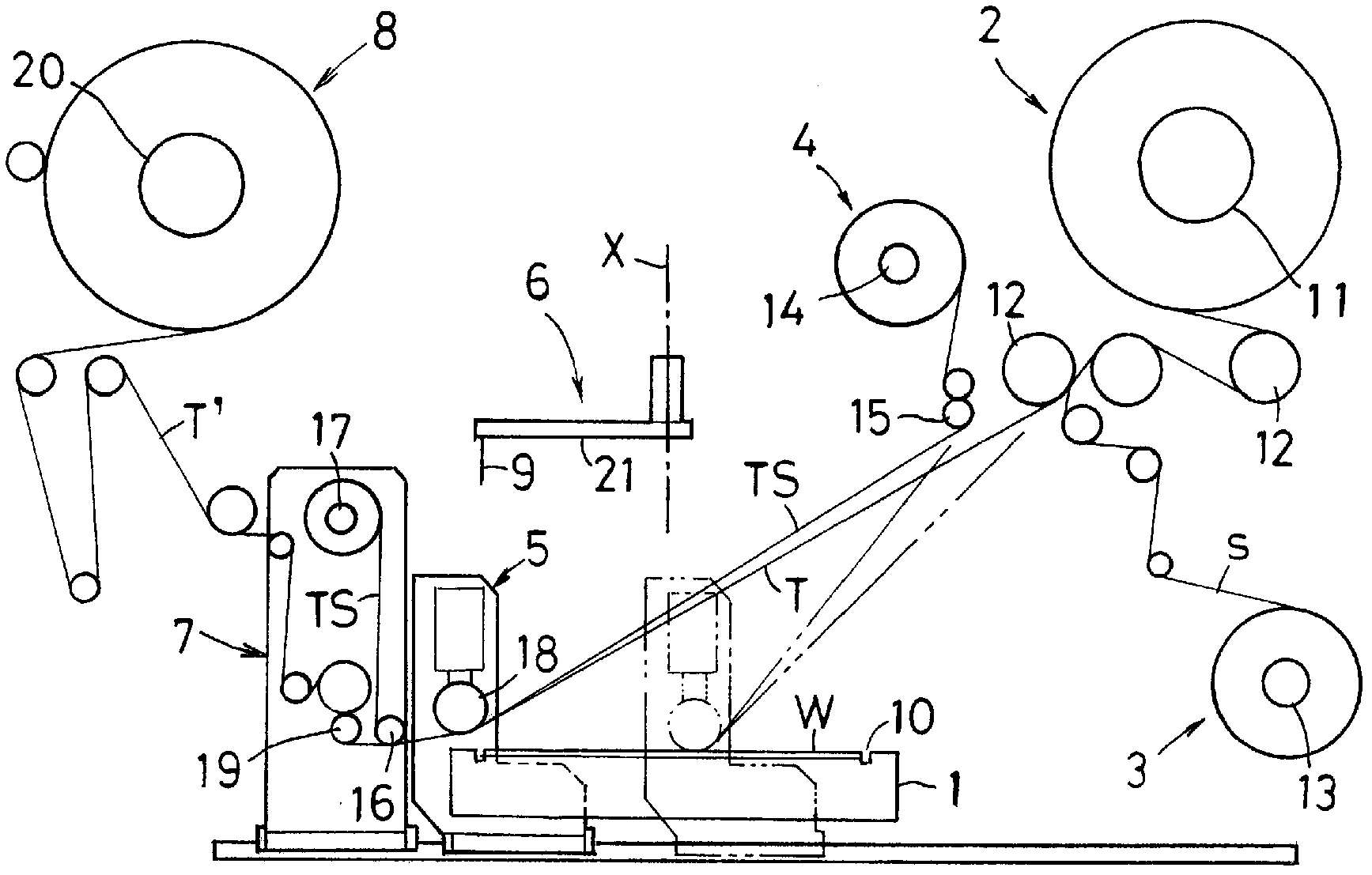 Method for adhering protection tape