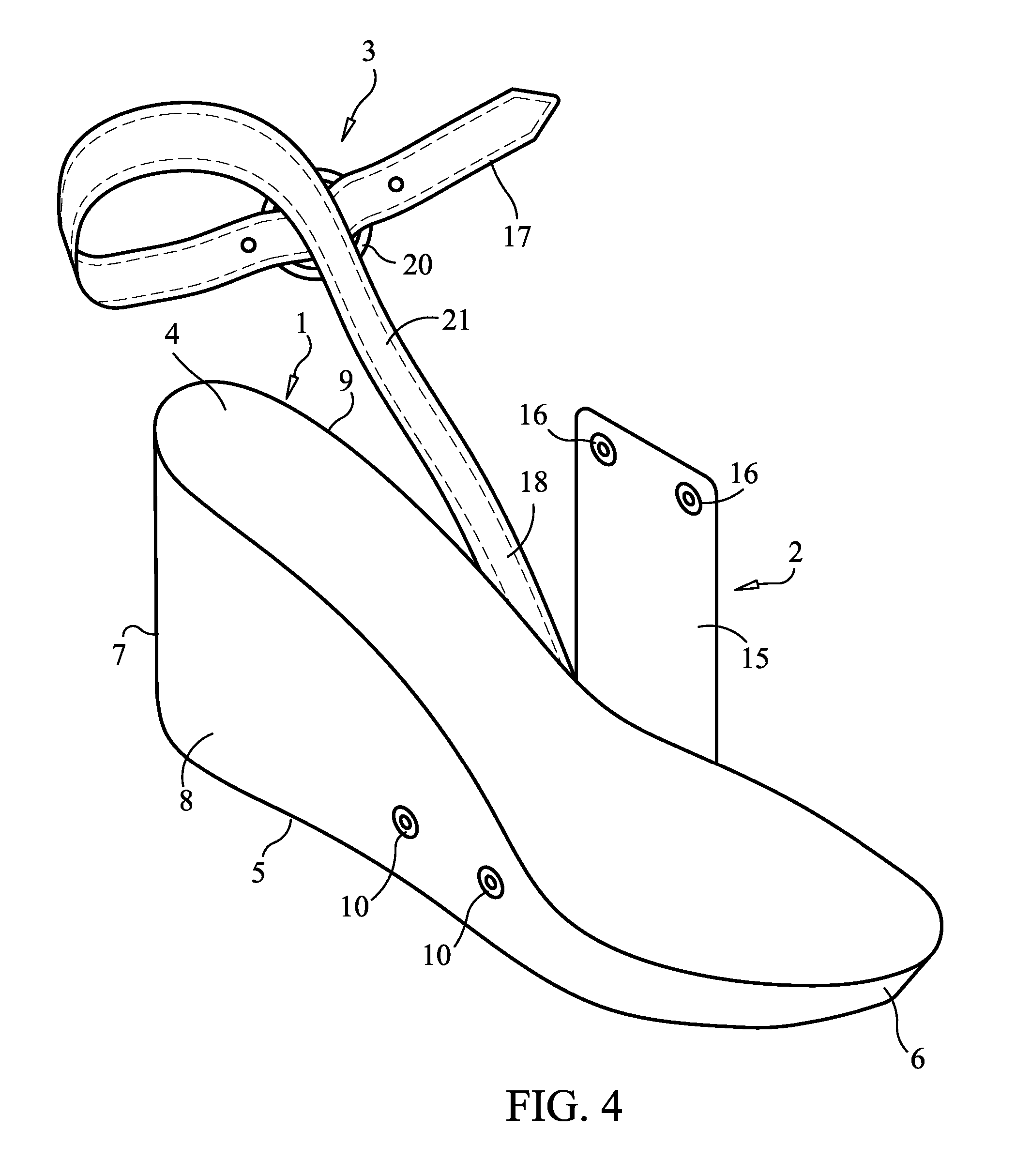 Interchangeable shoe-forming assembly