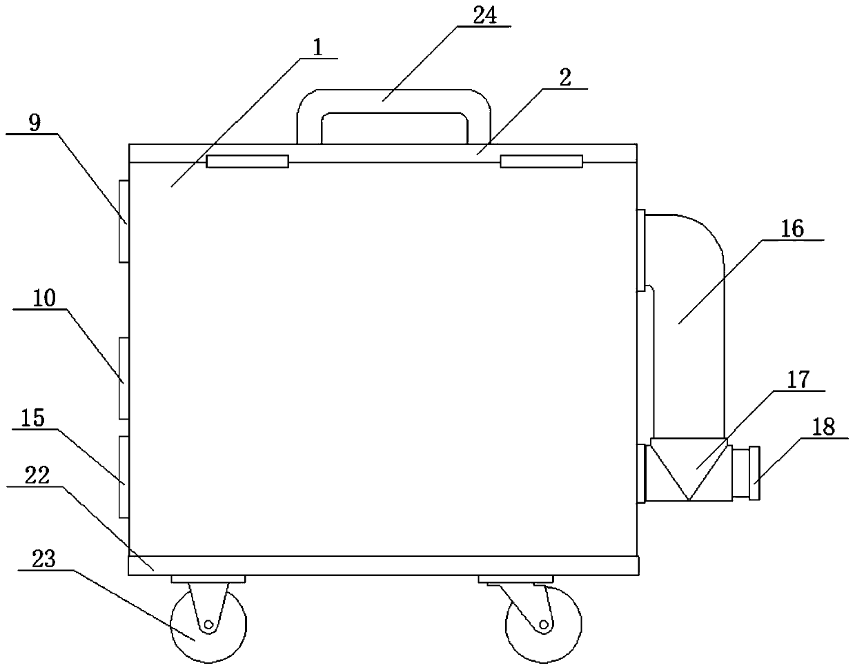 Portable constant-temperature and constant-humidity drying equipment