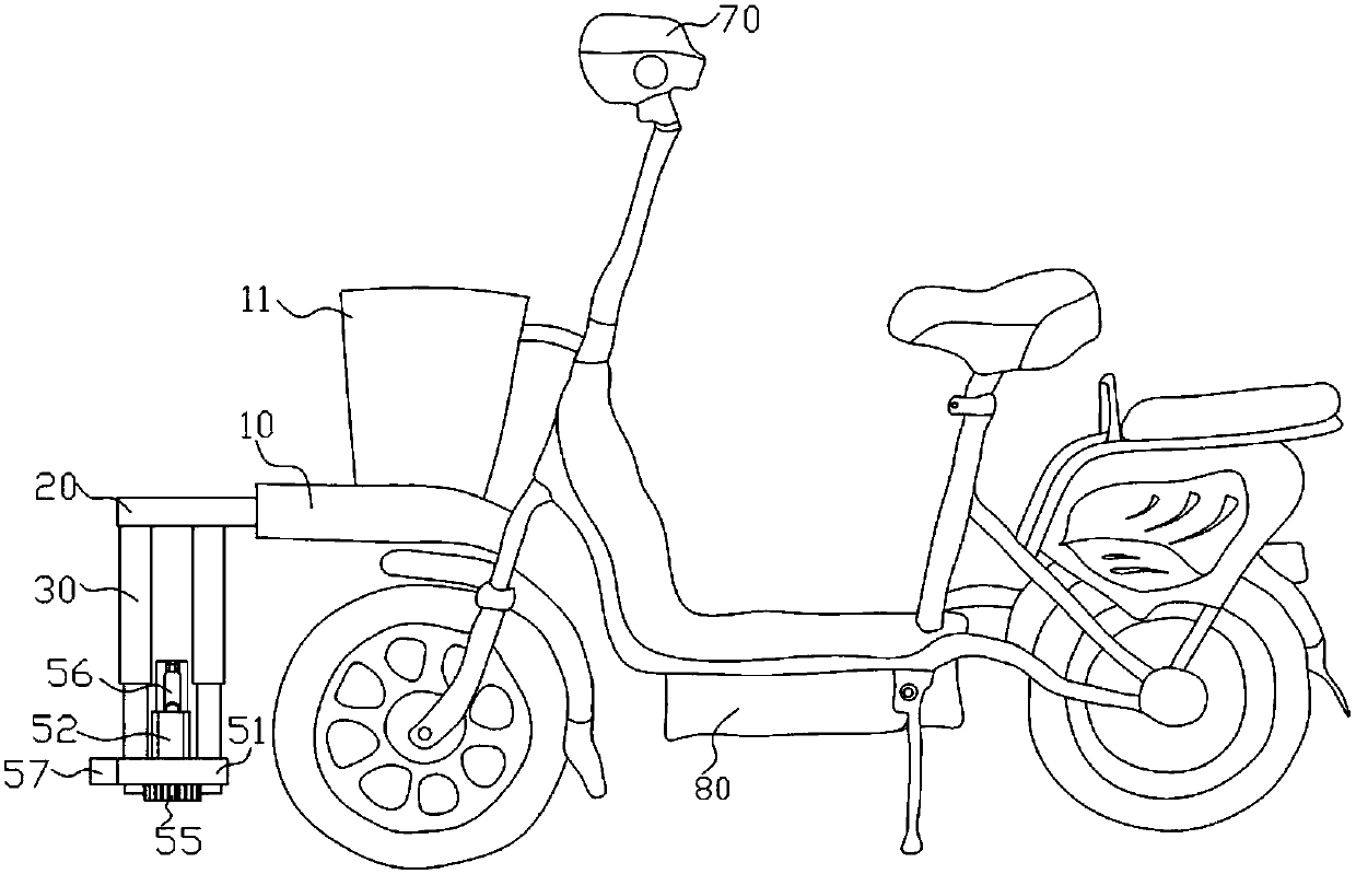 Protection device for electric vehicle tire