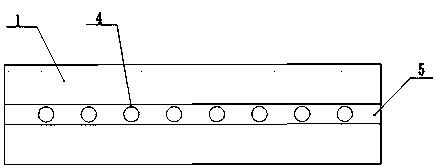 A plastic composite seepage irrigation pipe and its manufacturing method