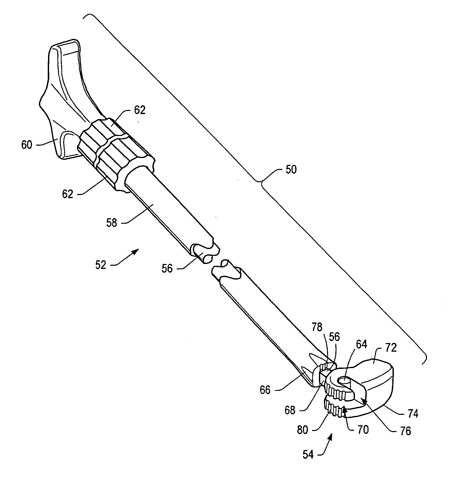 Variable angle spinal surgery instrument