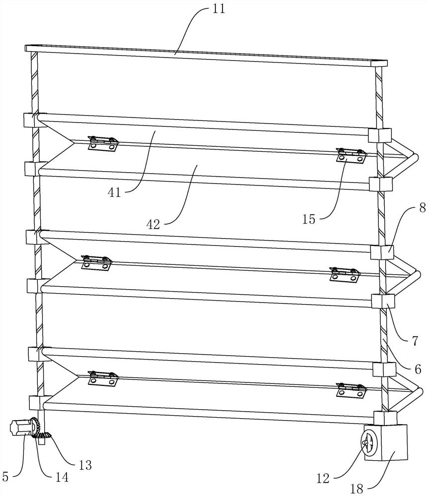 Fabricated building external hanging platform