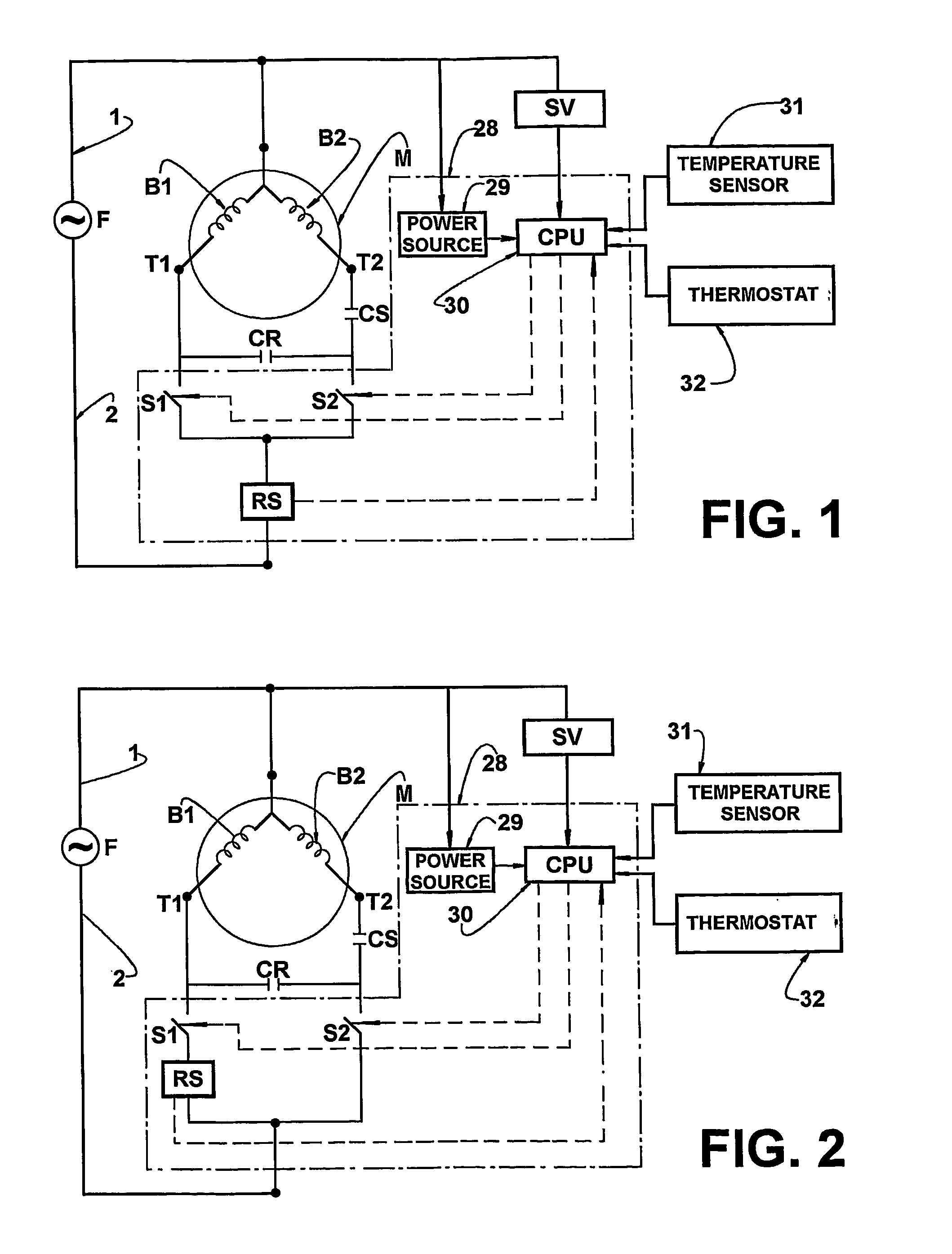 Starting device and starting method for a single-phase induction motor