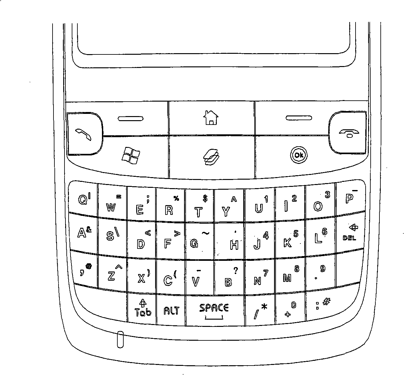 Keyboard device for handhold equipment capable of lighting with various areas