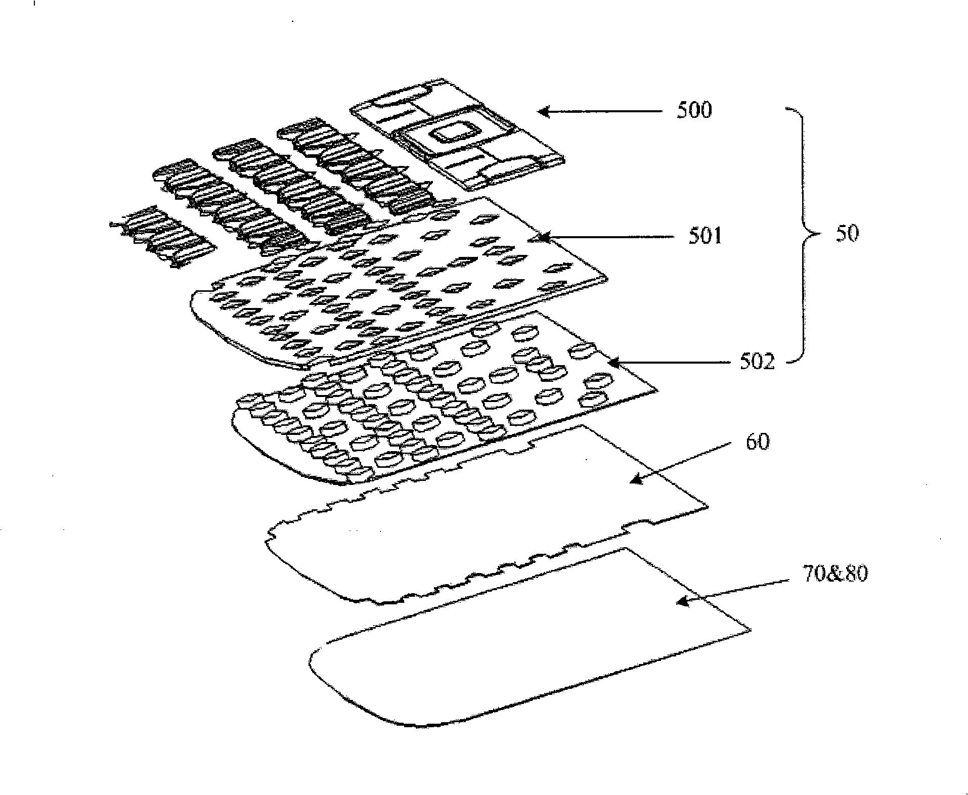 Keyboard device for handhold equipment capable of lighting with various areas