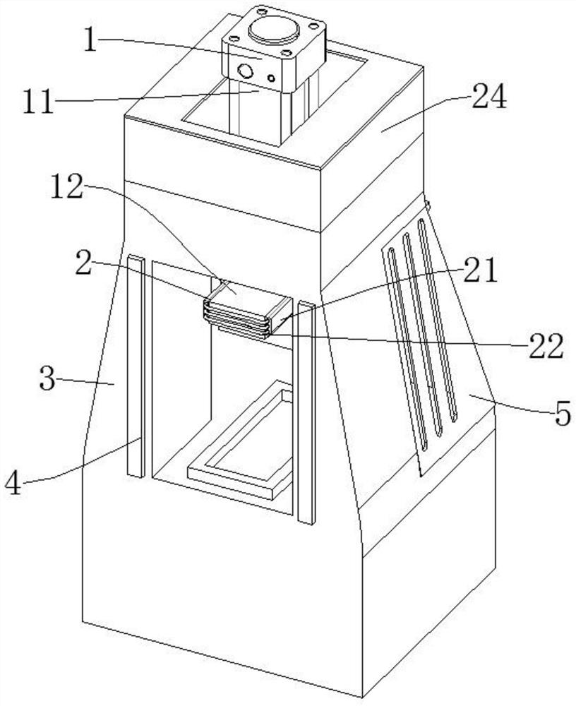 Forging and pressing equipment for machining automobile parts