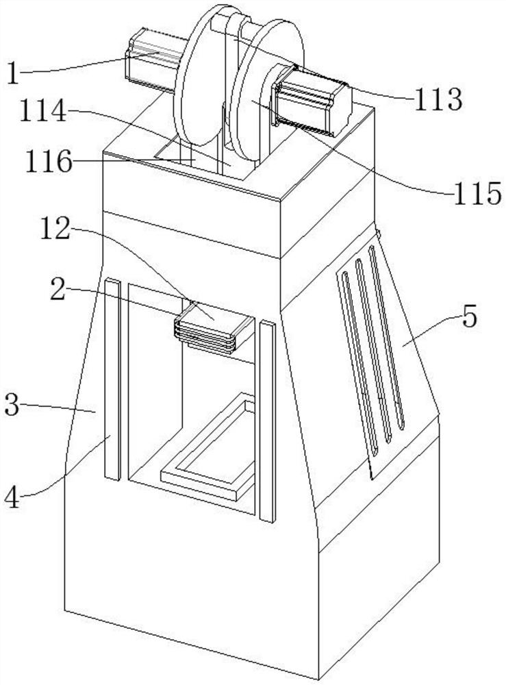 Forging and pressing equipment for machining automobile parts