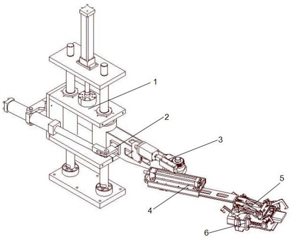 An automatic pick-up manipulator for a casting machine