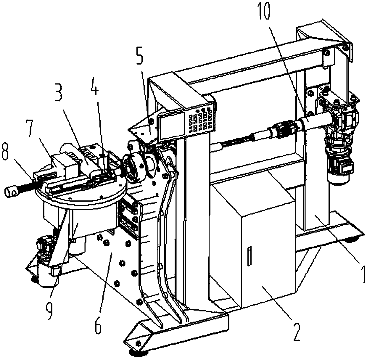 A multifunctional lathe with tool rotation