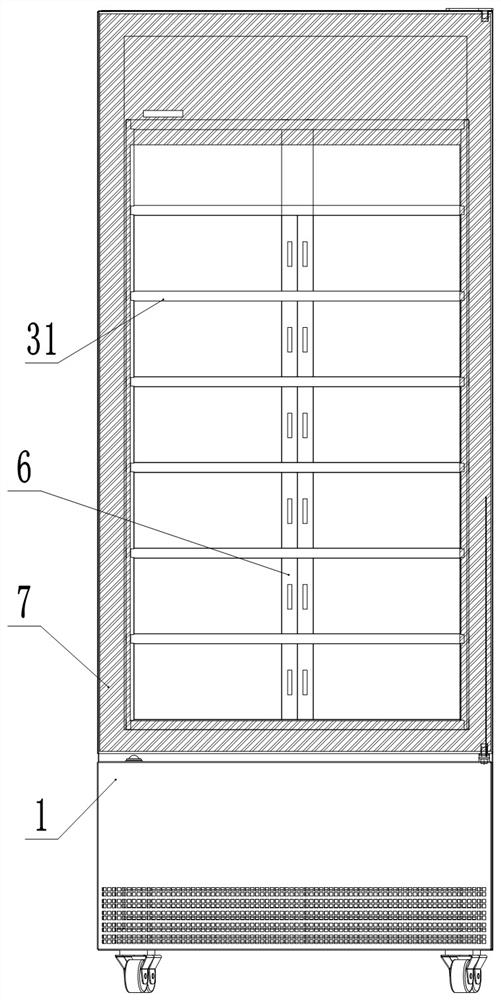 Food sample reserving monitoring method and food sample reserving cabinet