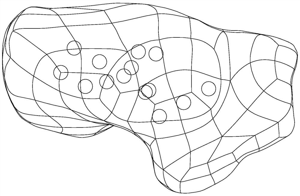 Spherical porous filling structure calcaneus prosthesis and optimization design method thereof