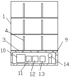 Multifunctional electric power cabinet