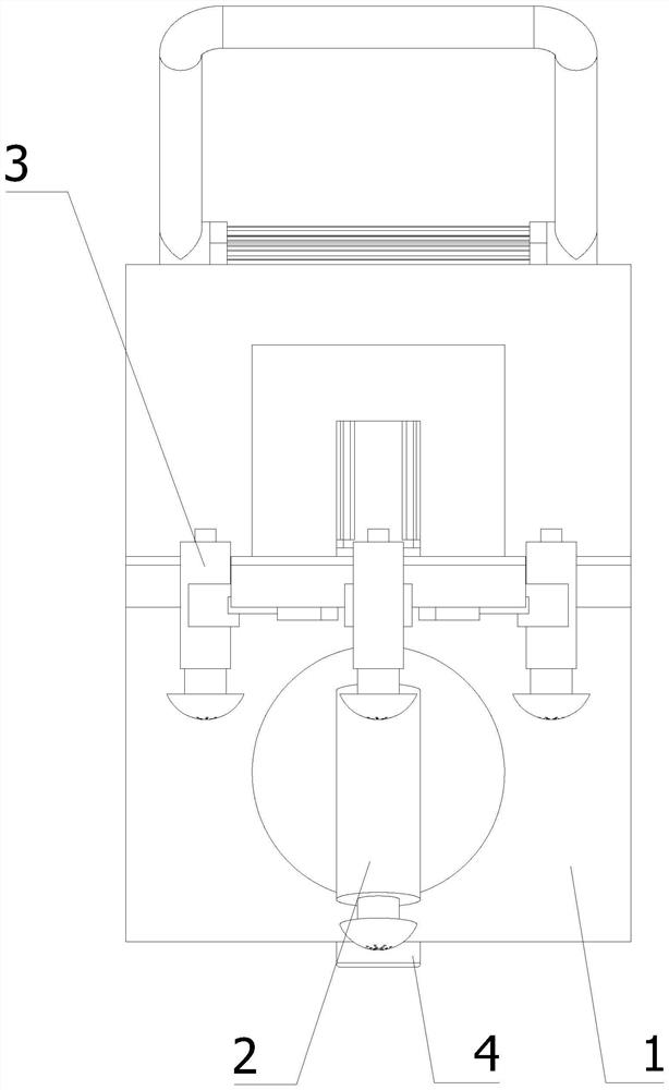 Dust falling device for municipal road construction