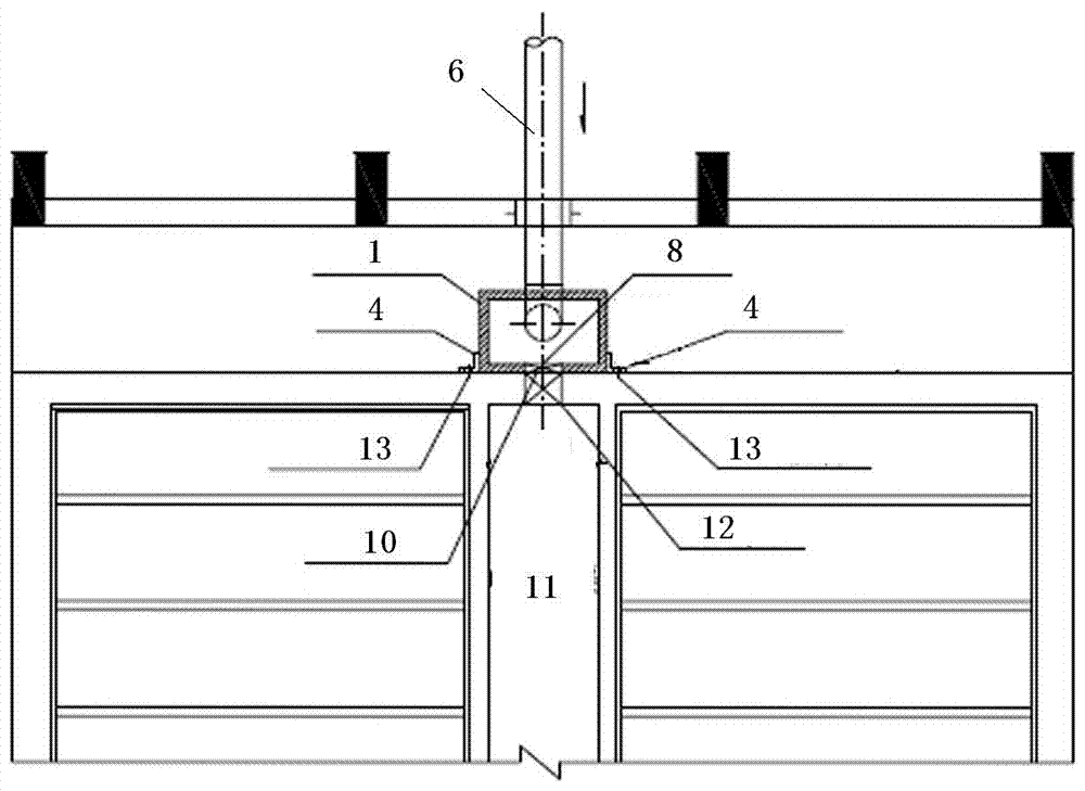 A filter air-water distribution device