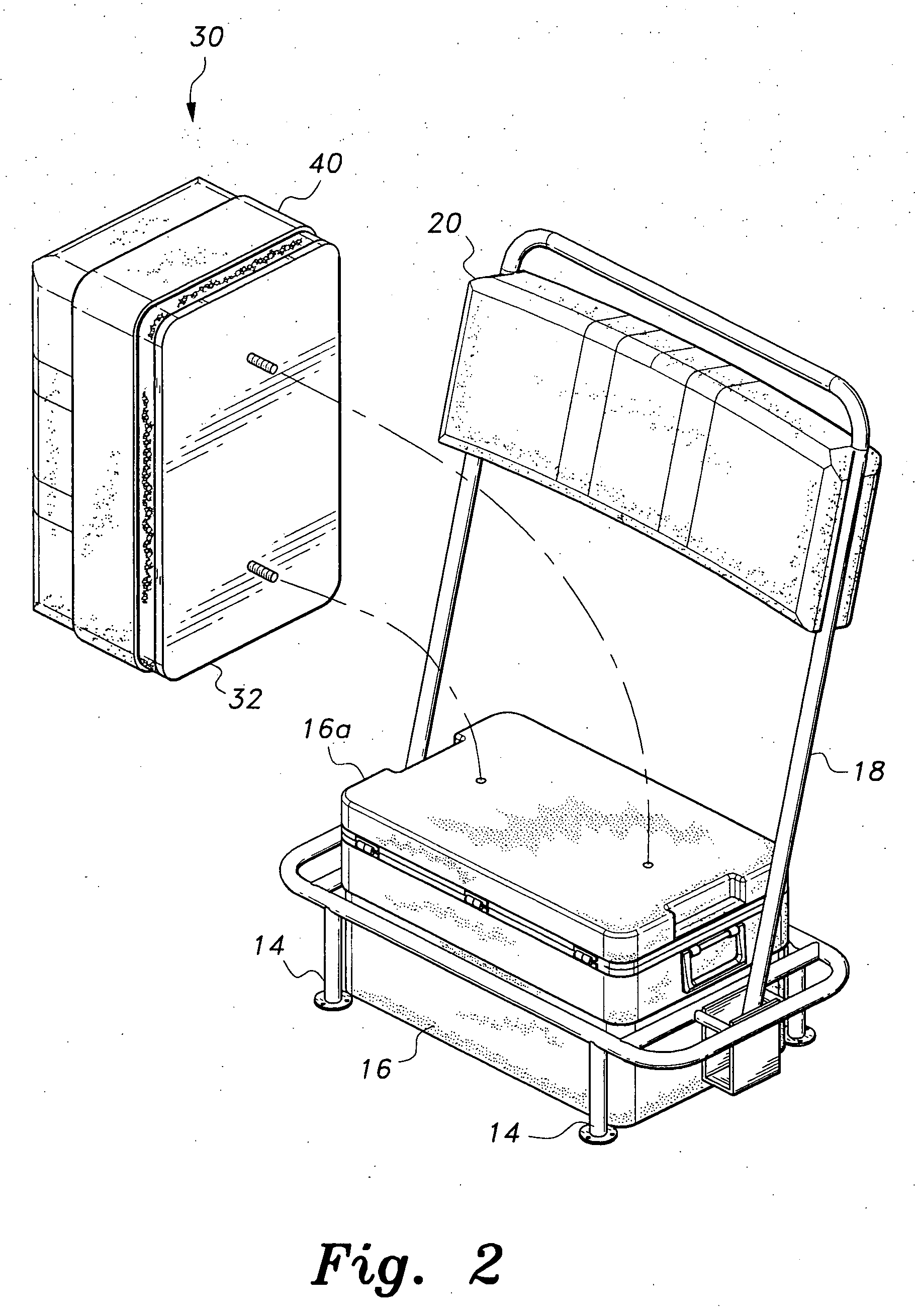 Combination cooler and seat system