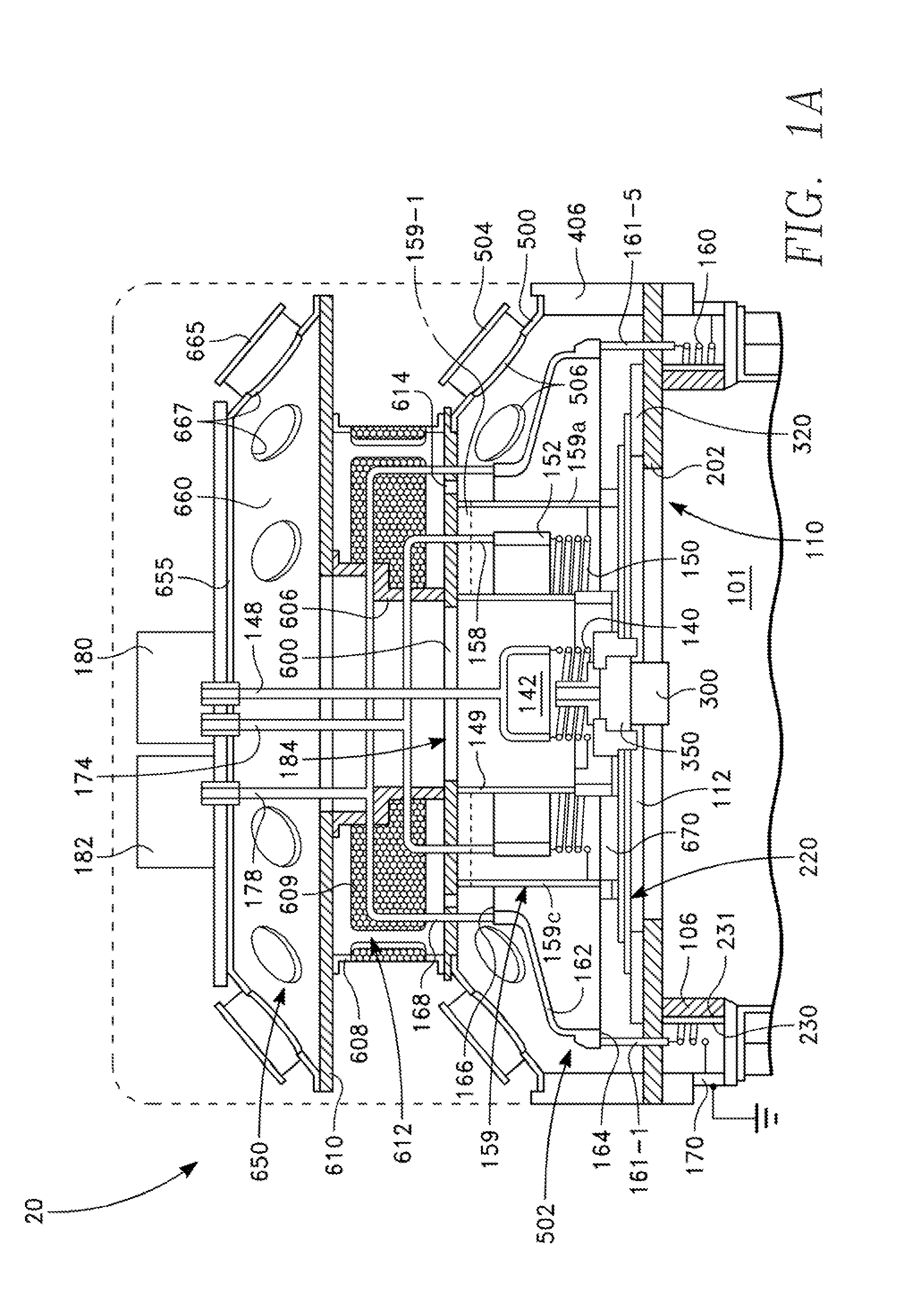 Inductively coupled plasma source with plural top coils over a ceiling and an independent side coil