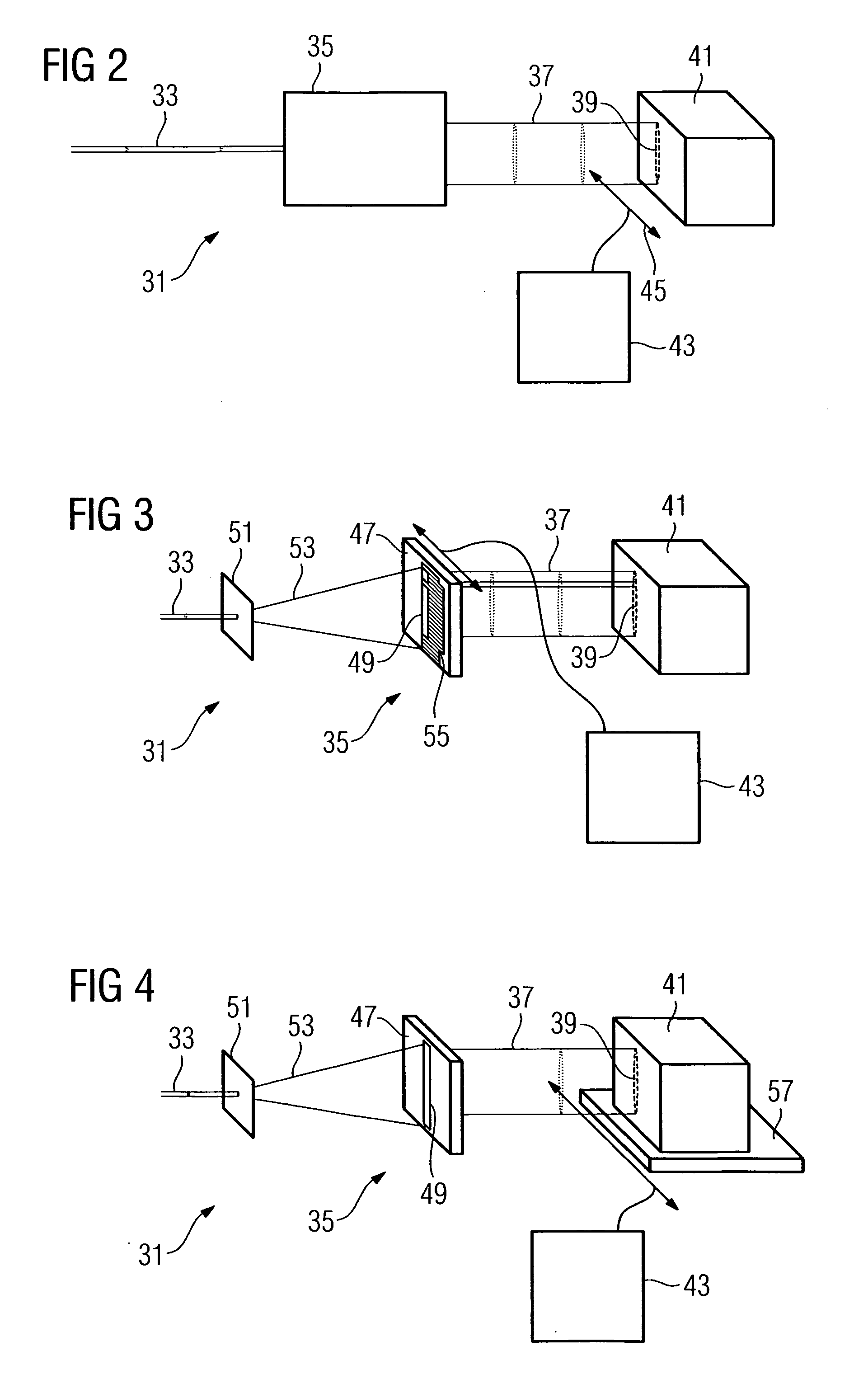 A particle beam application device and an irradiation device as well as a method for guiding a particle beam