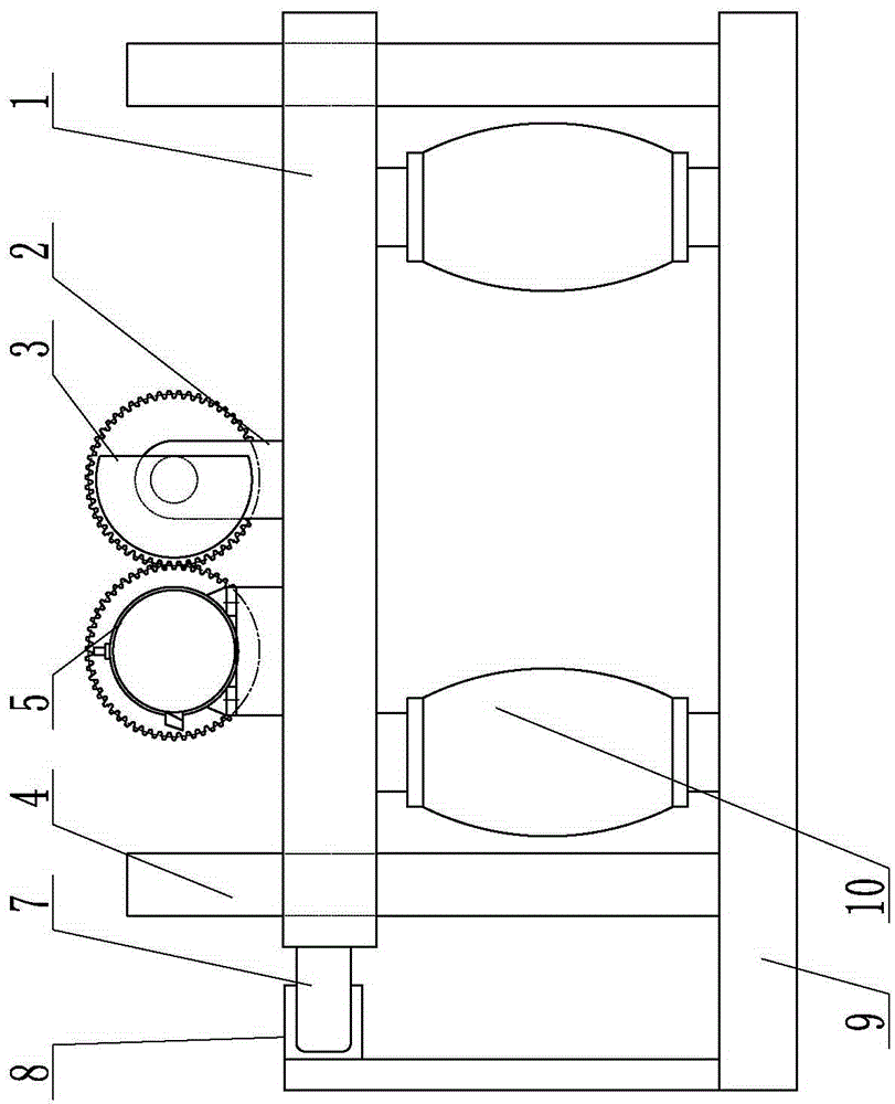 Vertical air spring fatigue testing machine