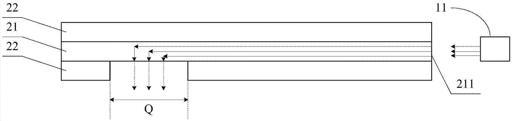 Light-emitting structure and electronic equipment
