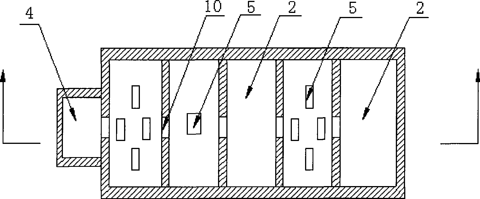 Folded waveguide filter