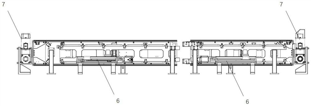 Carrying mechanism of battery cell and electrode surface-mount welding assembly line