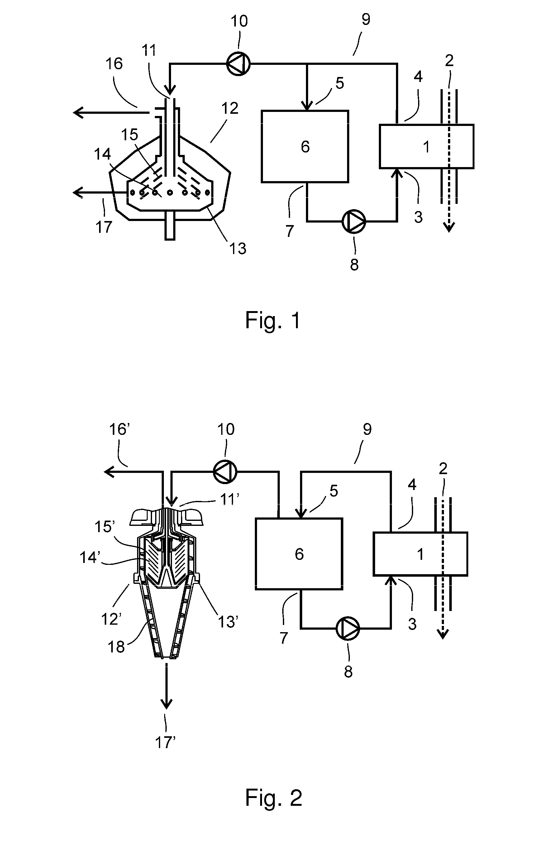 Cleaning apparatus for gas scrubber fluid