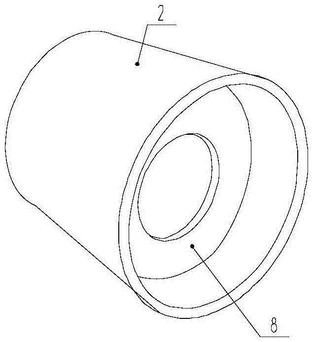 Energy absorption structure of hazardous chemicals transport vehicle