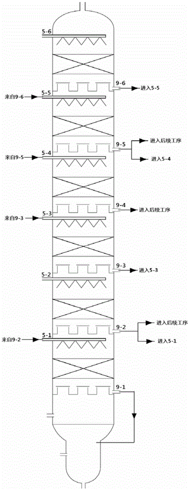 Fractionating tower, fractionating system and method for producing heat conducting oil