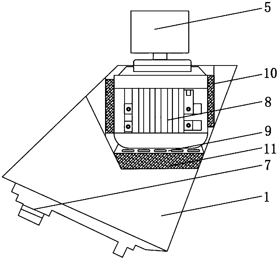 An automobile automatic folding rear-view mirror device