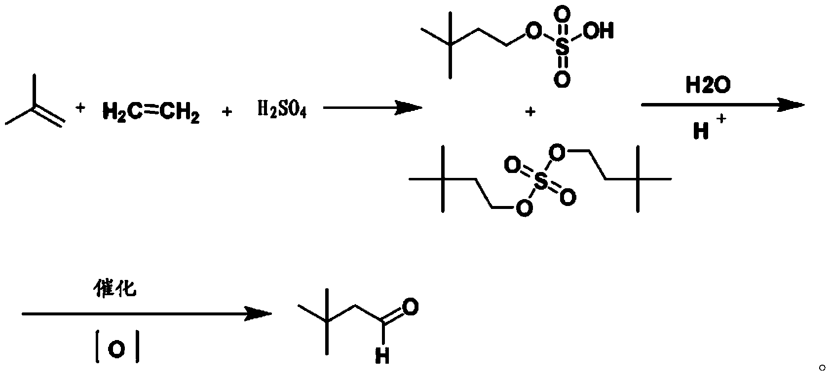 Preparation method for 3,3-dimethylbutyraldehyde