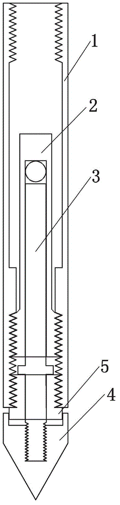 Probe for micro static penetrometer