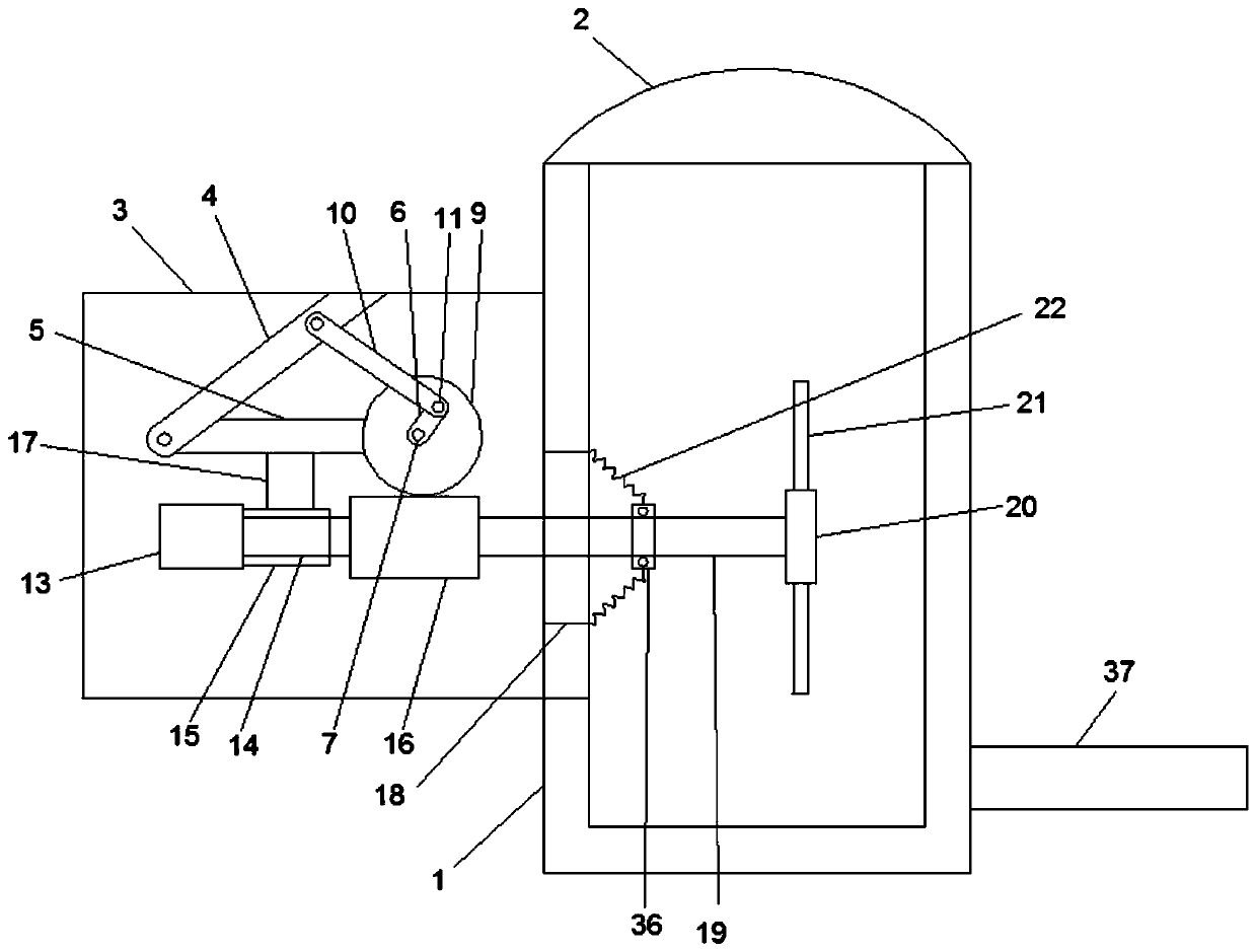 Quark dessert production process and stirring device thereof