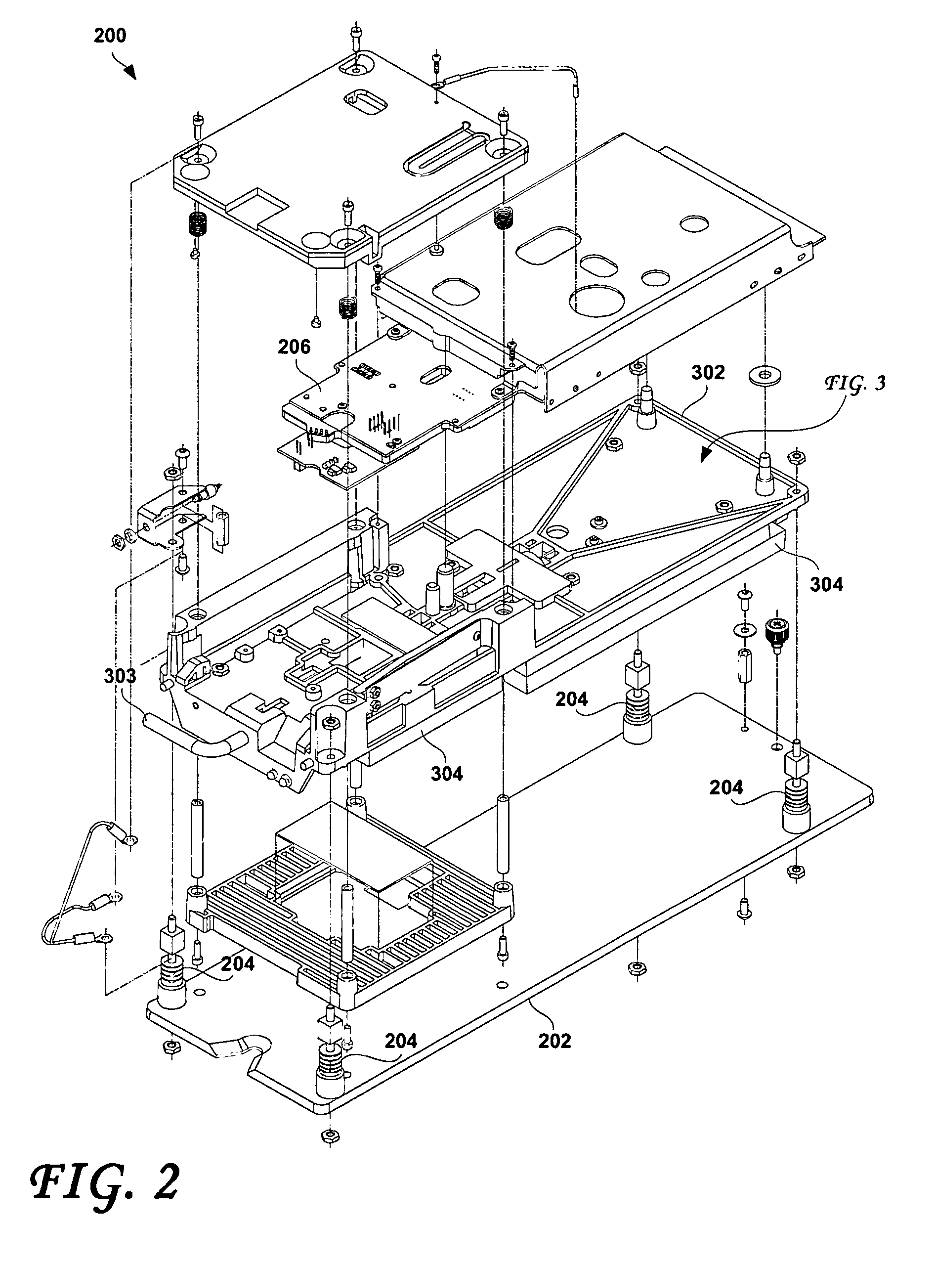 Vibration isolating disk drive receiving stations and chassis used in the manufacture and/or testing of hard disk drives