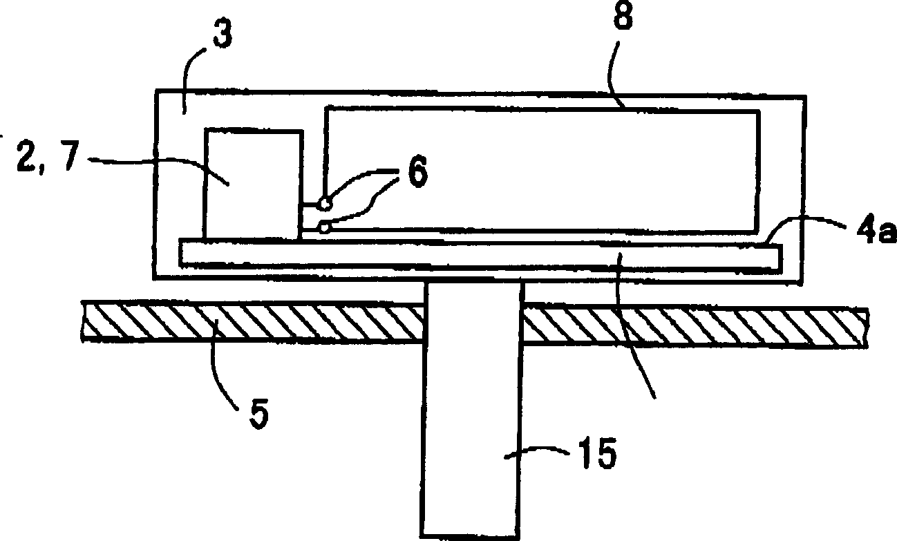 Antenna for tire pressure information sending apparatus and tire pressure information sending apparatus using the same