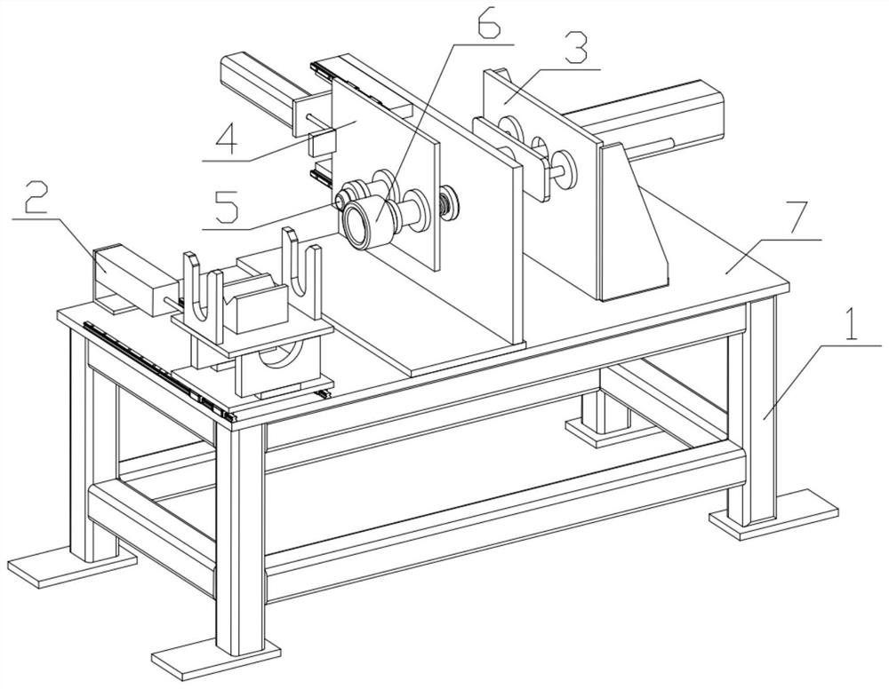 Automatic press-fitting device for gearbox output shaft