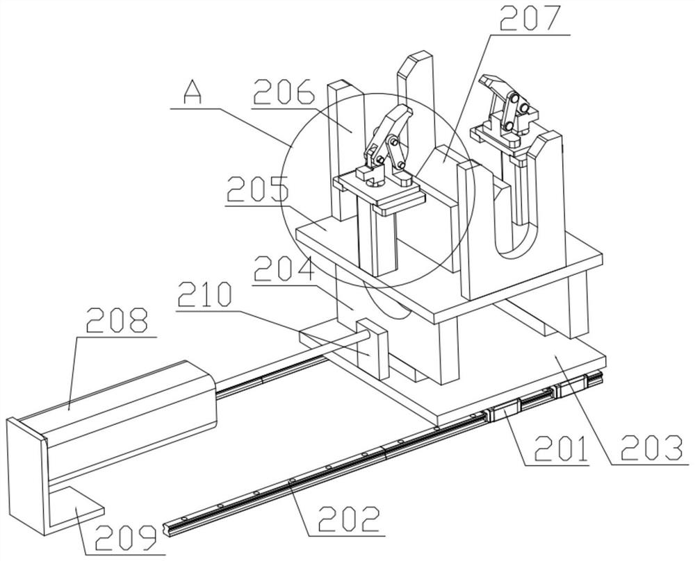 Automatic press-fitting device for gearbox output shaft