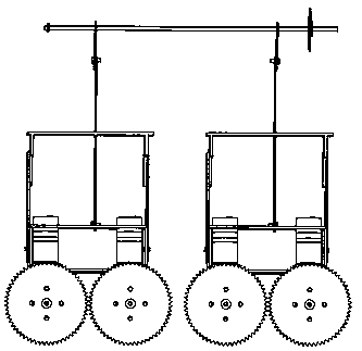 Cutting device of adjustable heading type vegetable harvesting machine