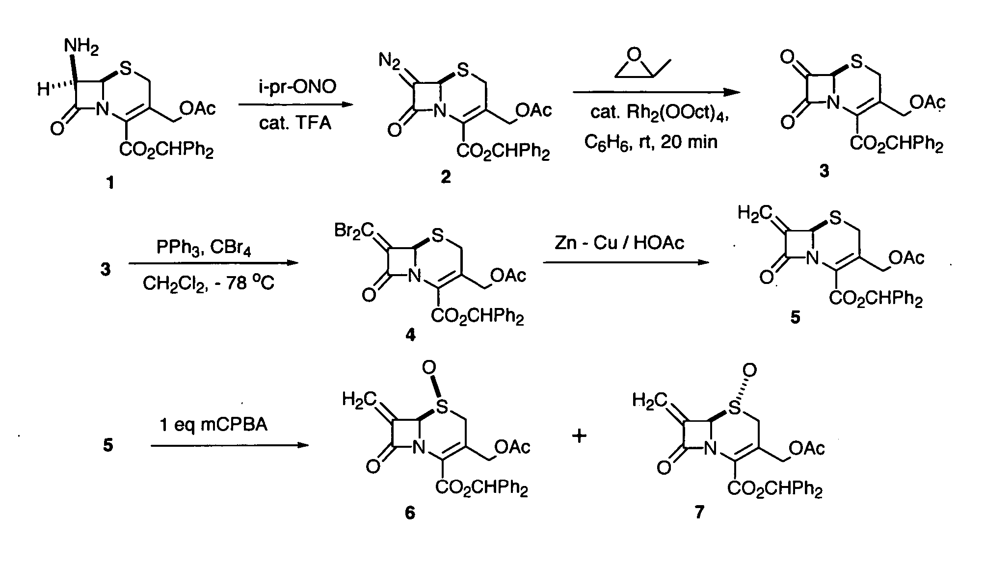 Chphalosporin-derived mercaptans as inhibitors of serine and metallo-beta-lactamases