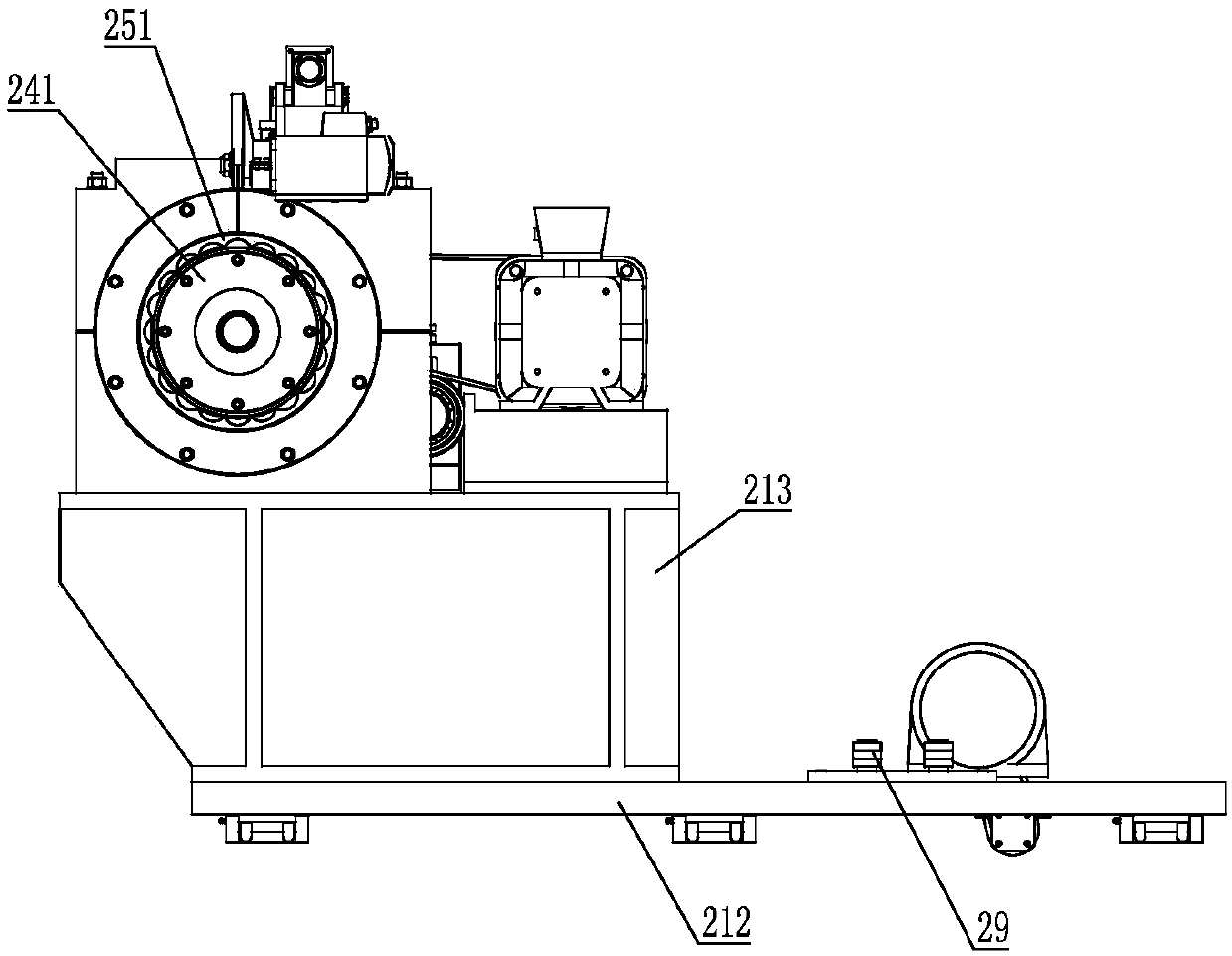 Single-winding belt amorphous thin ribbon winding machine for full-automatic coil changing machine