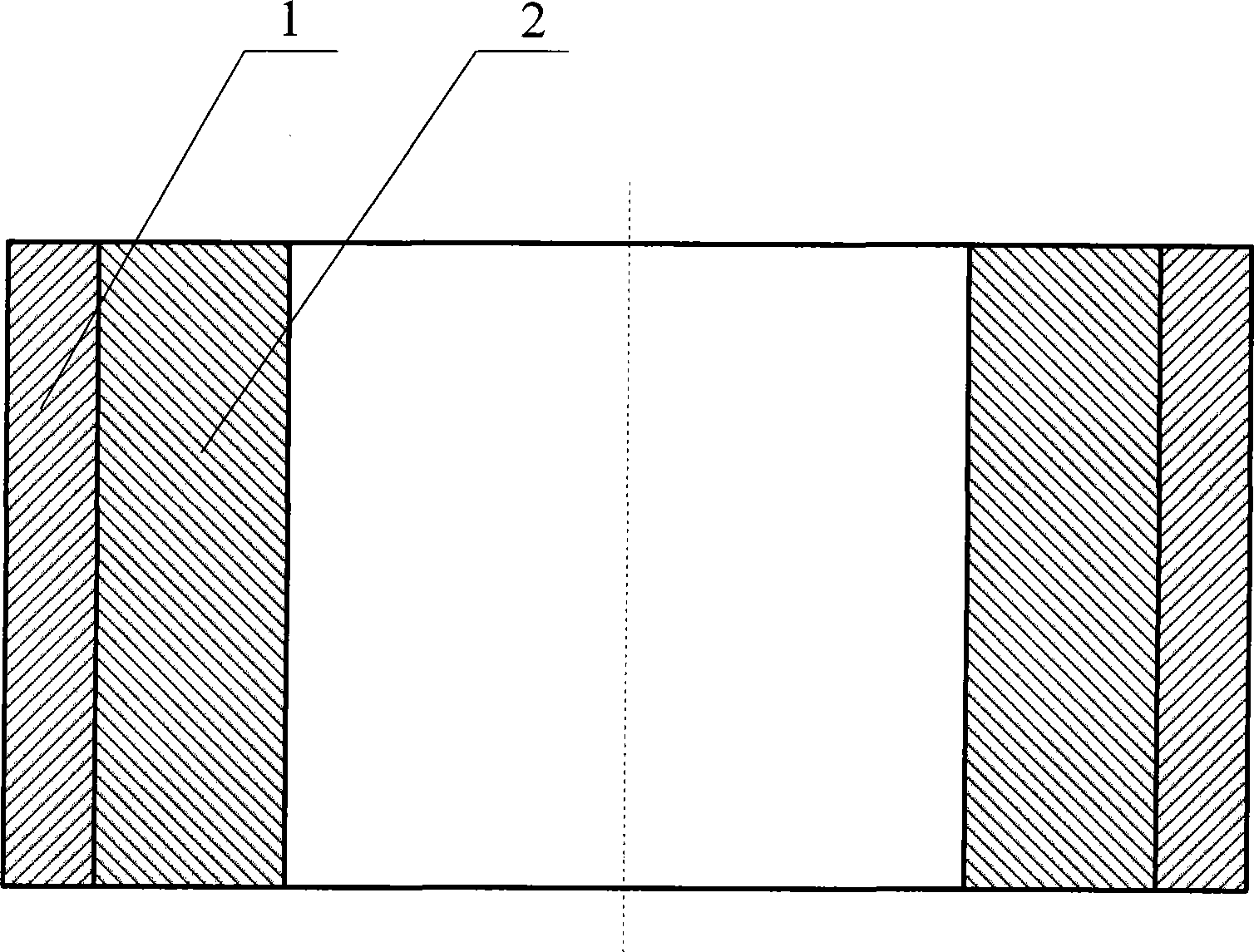 Abrasion-proof cast iron roll collar for straightening steel rail and preparation method thereof