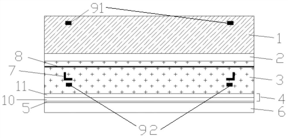 A kind of injection type conductive asphalt concrete, bridge deck pavement structure and pavement method