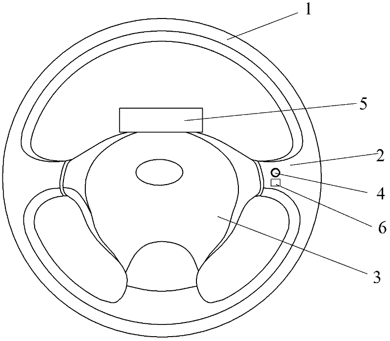 Steering wheel with optical finger navigation component
