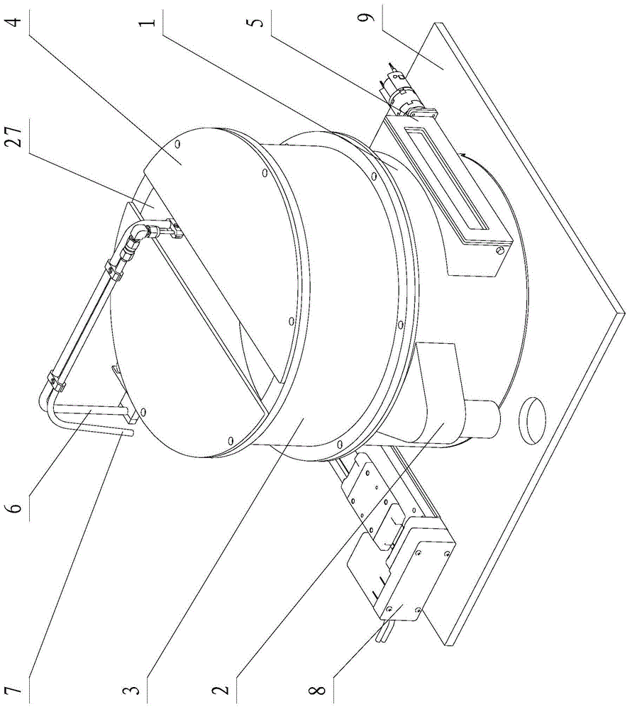 CUP structure preventing high-pressure water mist splashing