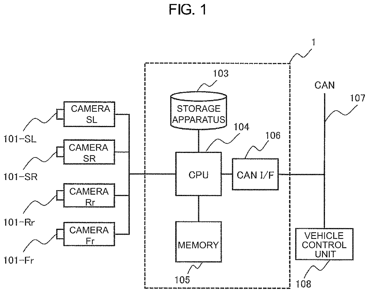 Division line recognition apparatus