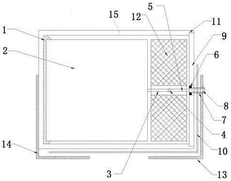 Metallic packaging structurized chip-type tantalum capacitor and packaging method thereof
