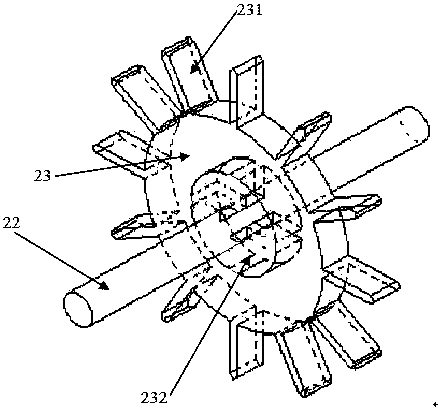 Light integrated tidal power generation device